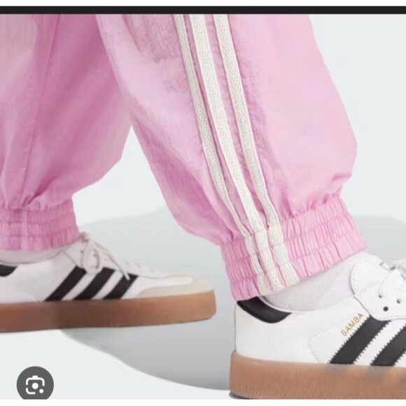 ADIDAS ORIGINALS 80'S Retro Lilac Purple FLEECE TRACK PANTS NWT Large - Picture 3 of 5